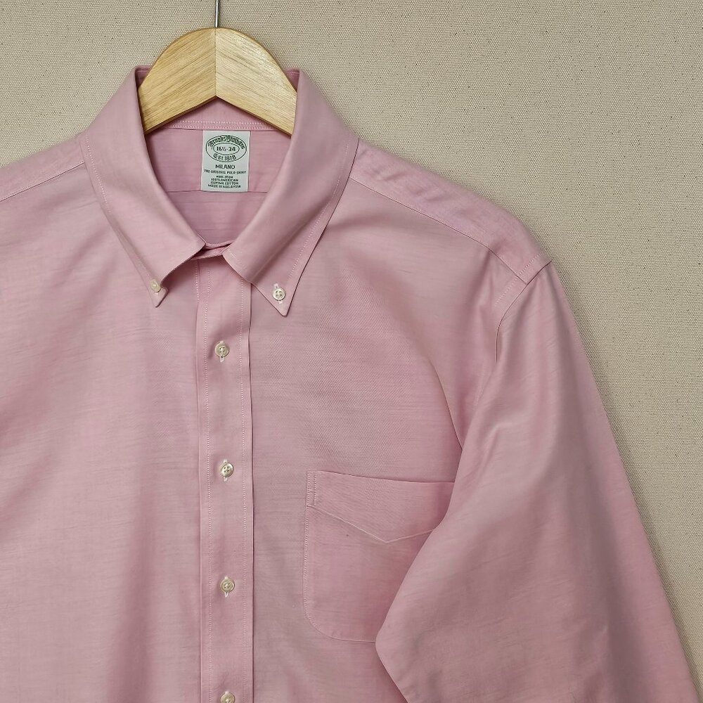 Brooks Brothers Milano Fit Non-Iron Button Down 16.5